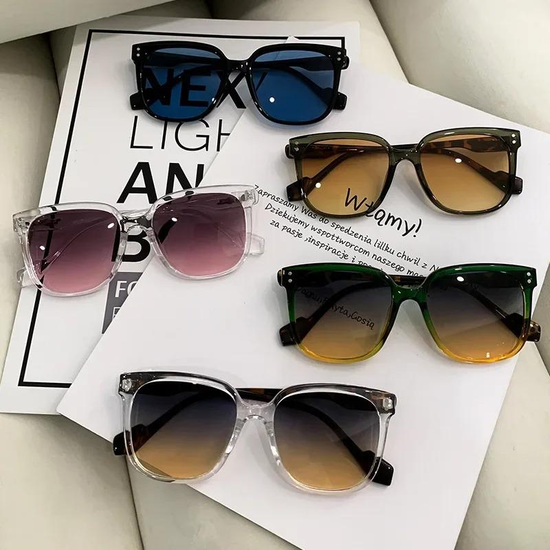 New Vintage Square Sunglasses Women Designer Luxury Sun Glasses for Men Classic UV400 Outdoor Ladies Drive Eyeglasses