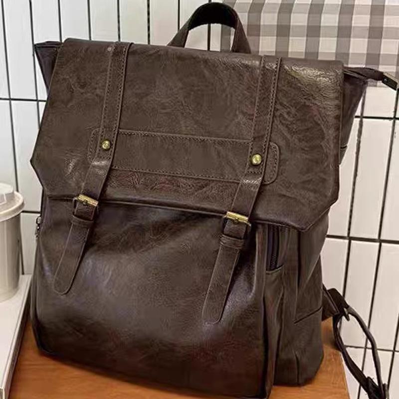 Korean Version Of Large-Capacity British Backpack, College Backpack, Retro Student Cambridge Schoolbag, New Versatile Bag