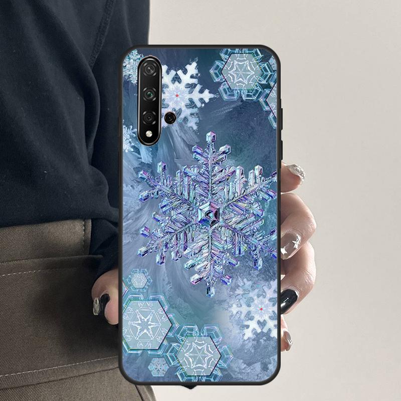 Snow Snowflake Winter For Huawei Nova 12s 12i 11i 7i 8i 9 10 SE Y91 Y90 Y60 Y70 Y72 Y61 P60 Pro P30 P40 Lite Case