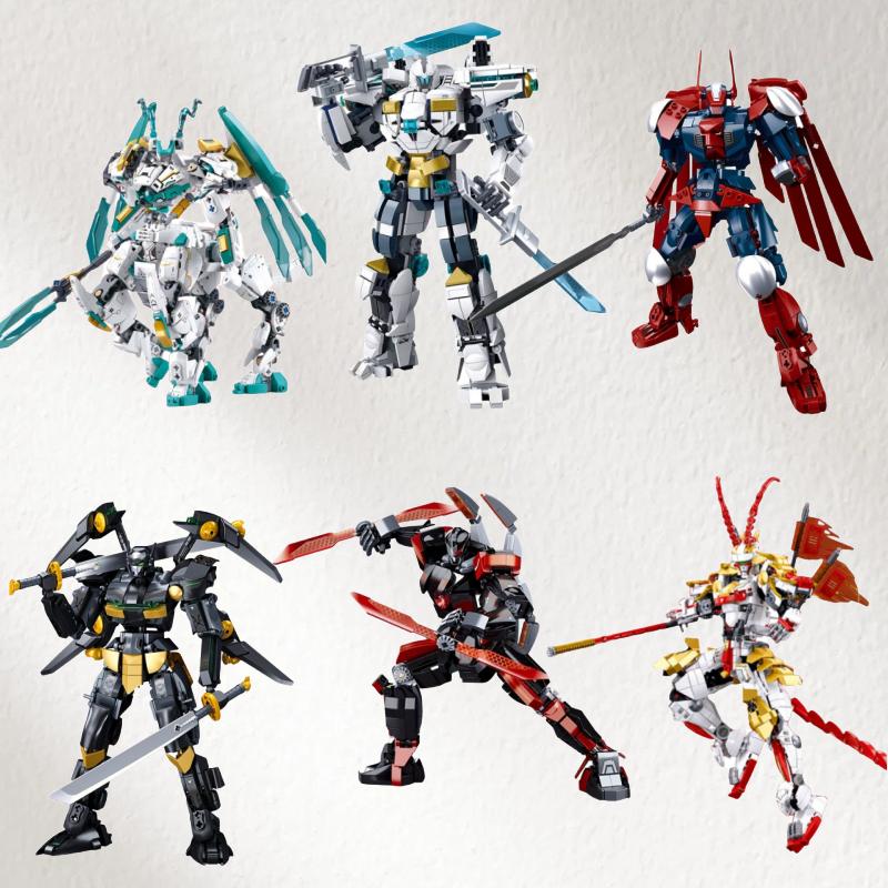 Robot Building Blocks Model Kit For Children - Assemble Your Own Toy Gift For Birthday/ Christmas/Halloween