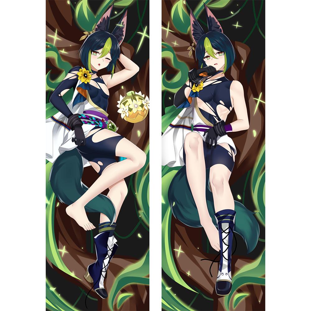 Dakimakura Anime Genshin Impact Tighnari Körperkissenbezug Niedlicher Otaku Schlafkissenbezug Charakterthema Cosplay Kissenbezug