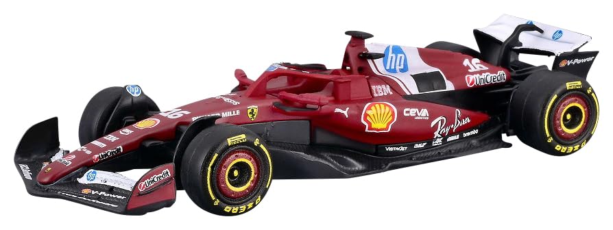 Kyosho BURAGO Ferrari 2025 Australian GP Leclerc Not Assembled Model 1/64 SF-25 No.16 C. (Clear Case/Driver Included) - 18-56804L
