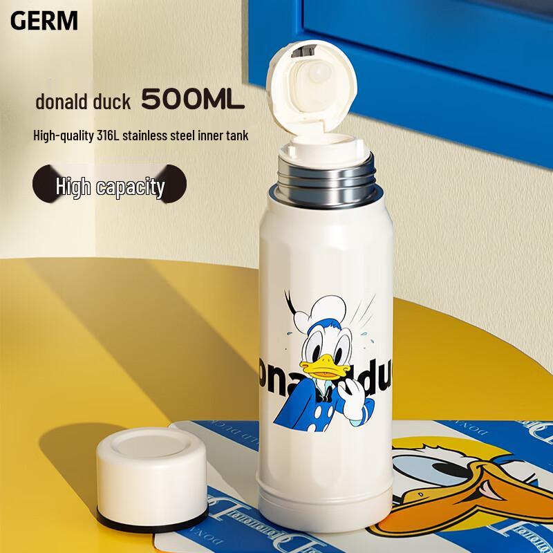 Germ Donald Duck 316L Stainless Steel 500ml Insulated Bottle