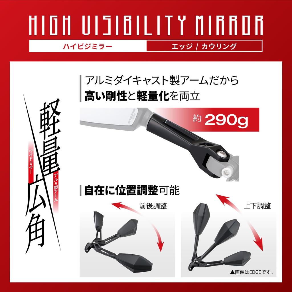 Daytona Motorrad Hohe Sichtbarkeit 6mm Breit Konform mit Neuer Sicherheitsverkleidung Links 1 Stück auf Einem 16933 Spiegel, Spiegel, Verkleidung, Schraube, Leichtgewicht,