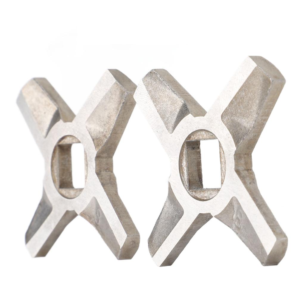 2Pcs Fleischwolf Klingen Universal Edelstahl Messer Cutter Ersatz für Mühlen
