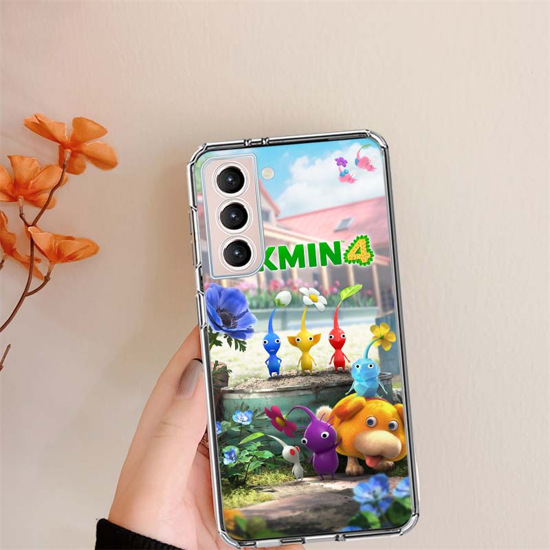 Game Pikmin 4 Phone Case For Samsung S24 FE Galaxy S22 S25 Ultra S25 Edge S21 S23 FE S20 S10 Plus Cover Shell Coque Clear Silico Samsung S23