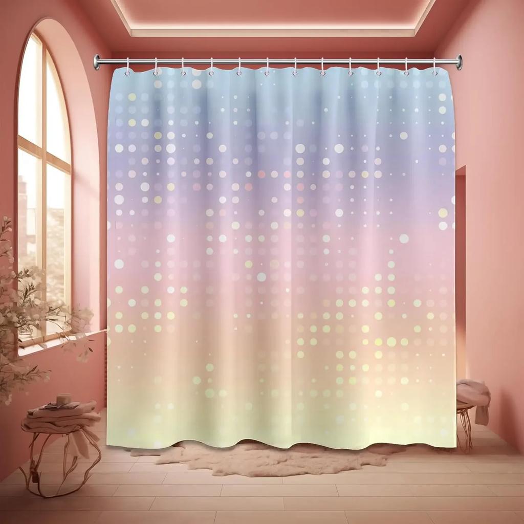 Black And Red Shower Curtain Boy Bathroom Decorative Cool Medieval Style Shower Curtain, Waterproof Fabric 200X180Cm