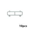 10PCS Brick Playset Technical Parts 1x8x2 Guardrail Fence MOC Fits For With  2486 Toys  Playsetss For Children Construction Block Bricks