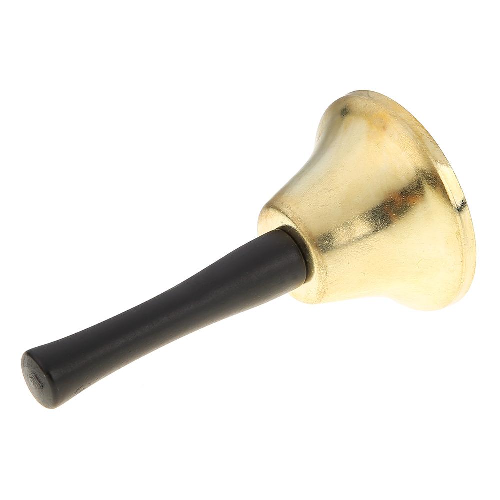 1-10Pcs Metal Christmas Hand Bell Toys for Children Xmas New Year Santa Claus Party Celebrate Rattle Tools Decor