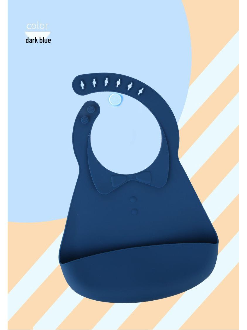 

Waterproof Food-Grade Silicone Baby Bib - Leak-Proof, Self-Feeding, Drool Protection