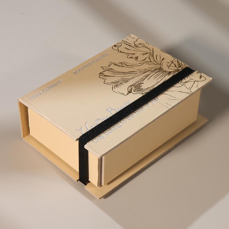 Necklace Storage Box Premium Flip Cover Jewelry Box Book Shaped Organizer Versatile Jewelry Packaging Box For Jewelry Gift