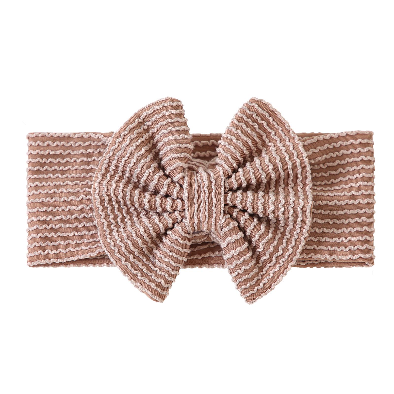 

Европейский и американский стиль полосатая клетчатая эластичная детская повязка на голову - приятная к коже, новая TUME SHEIN