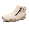 Handgenähte flache Damenschuhe - Herbst/Winter Freizeitkleidung