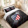 Bedding Set 1 Duvet Cover 2 Pillowcases Atletico Madrid Print Bedroom Home Decoration
