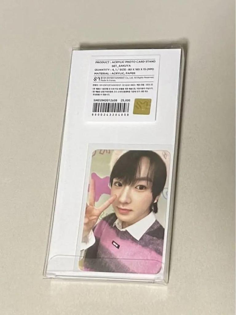 [USED] NCT WISH SAKUYA Acrylic Photo Card Stand MD POPUP Official