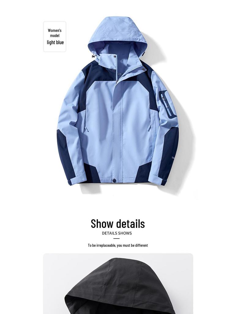 Unisex Waterproof Windbreaker: Spring/Autumn Thin Style, Custom Logo for Group Orders