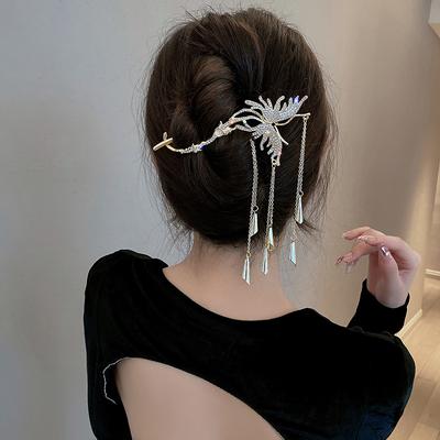 Moda Lucido Cristallo Farfalla Nappa Pinze per Capelli per Donne Lussuoso Delicato Clip a Squalo Clip per Acconciature Accessori per Capelli