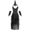 Witch costume cospay Halloween costume, European and American adult ladies cape witch costume
