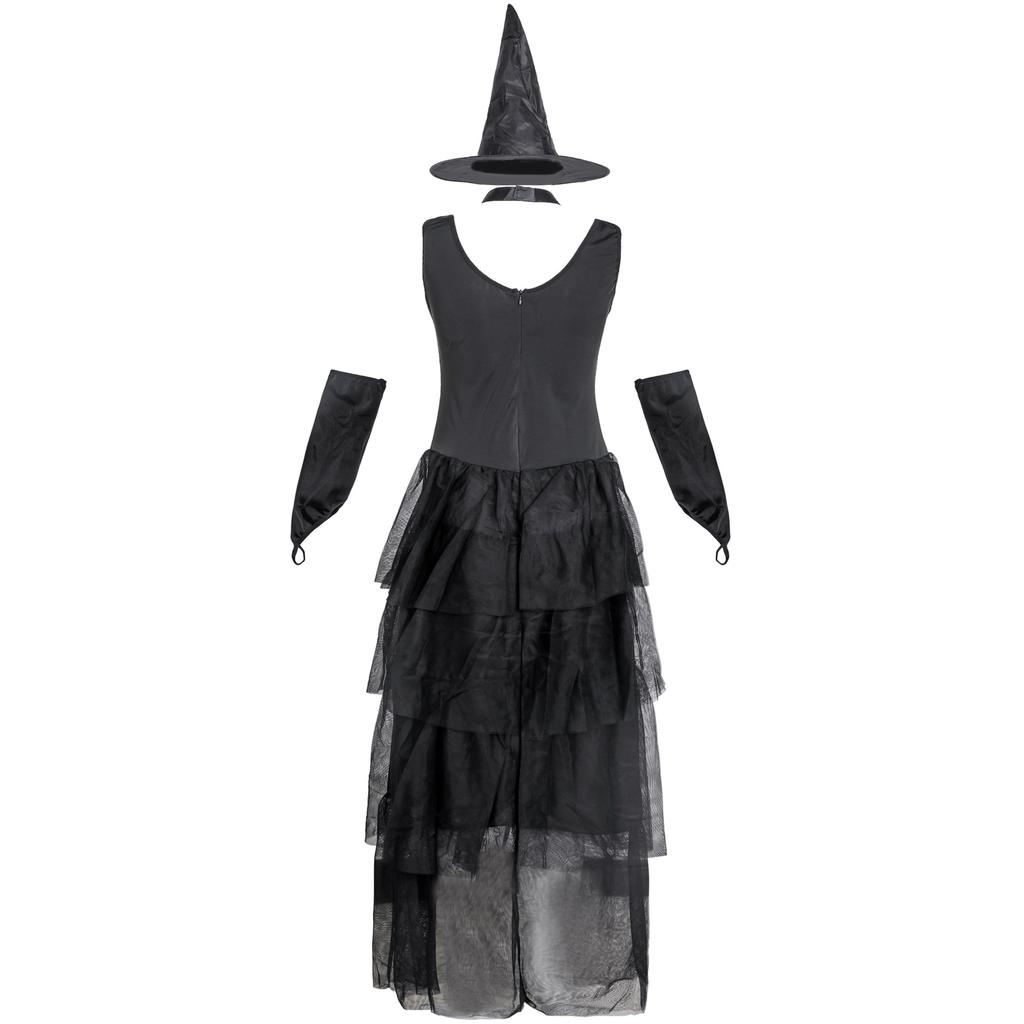 Witch costume cospay Halloween costume, European and American adult ladies cape witch costume