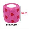 1/4.5M Bendaggio Elastico Autoadesivo Colorato Nastro Avvolgente Per Supporto Ginocchio Caviglia Polso Accessori Tattoo Sportivi Animali Domestici
