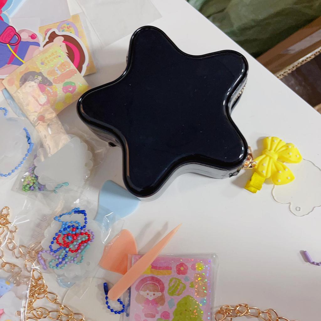 Star Bag Cute Cartoon 2025 Handbag: Women's Crossbody Fashion Jelly Shoulder Bag