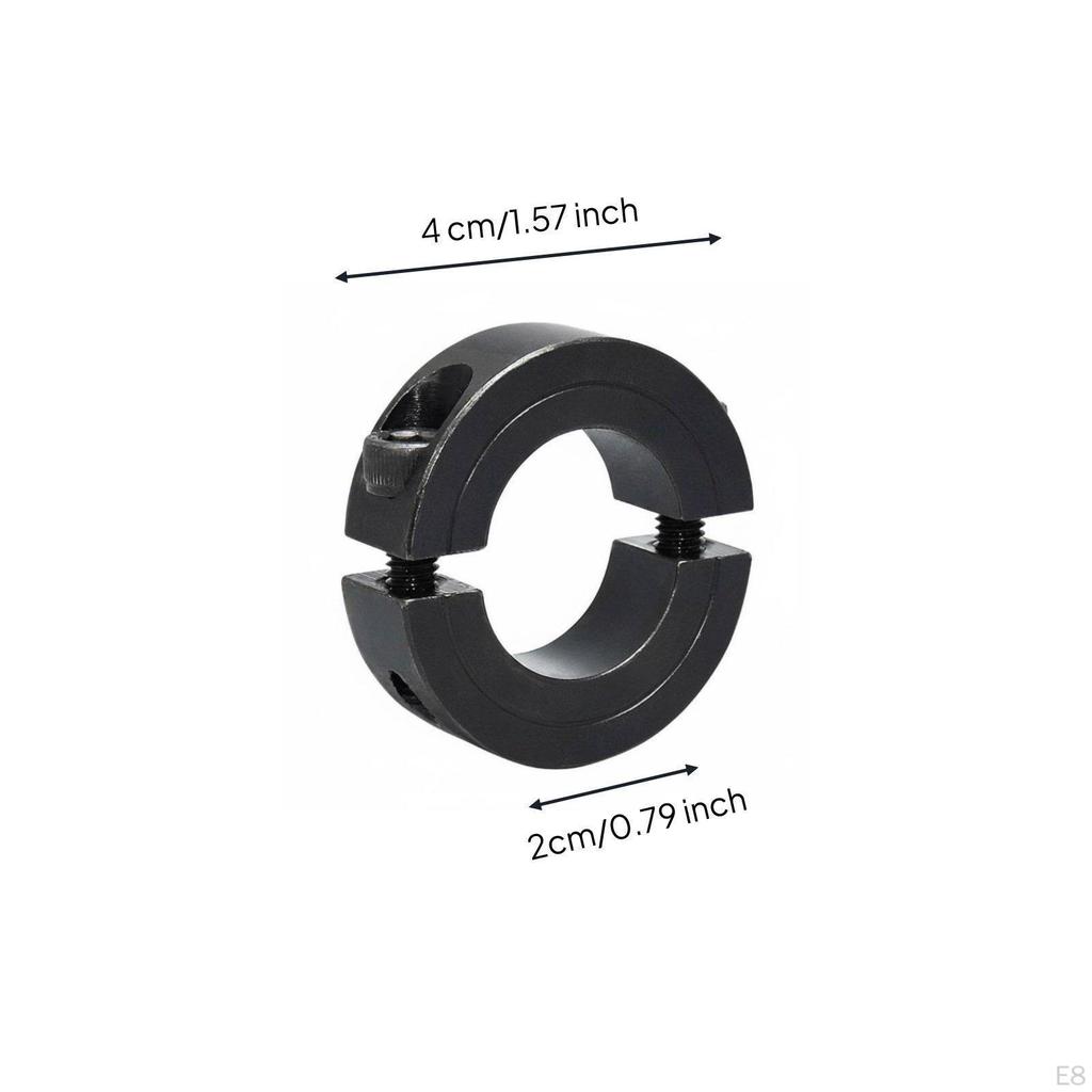 Shaft Retainer Firm Hold Positioning Band High Precision TwoPiece Clamping for