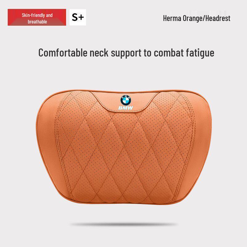 BMW Car Neck and Lumbar Support Pillow for 3/5/7 Series, X1, X3, X5, X7