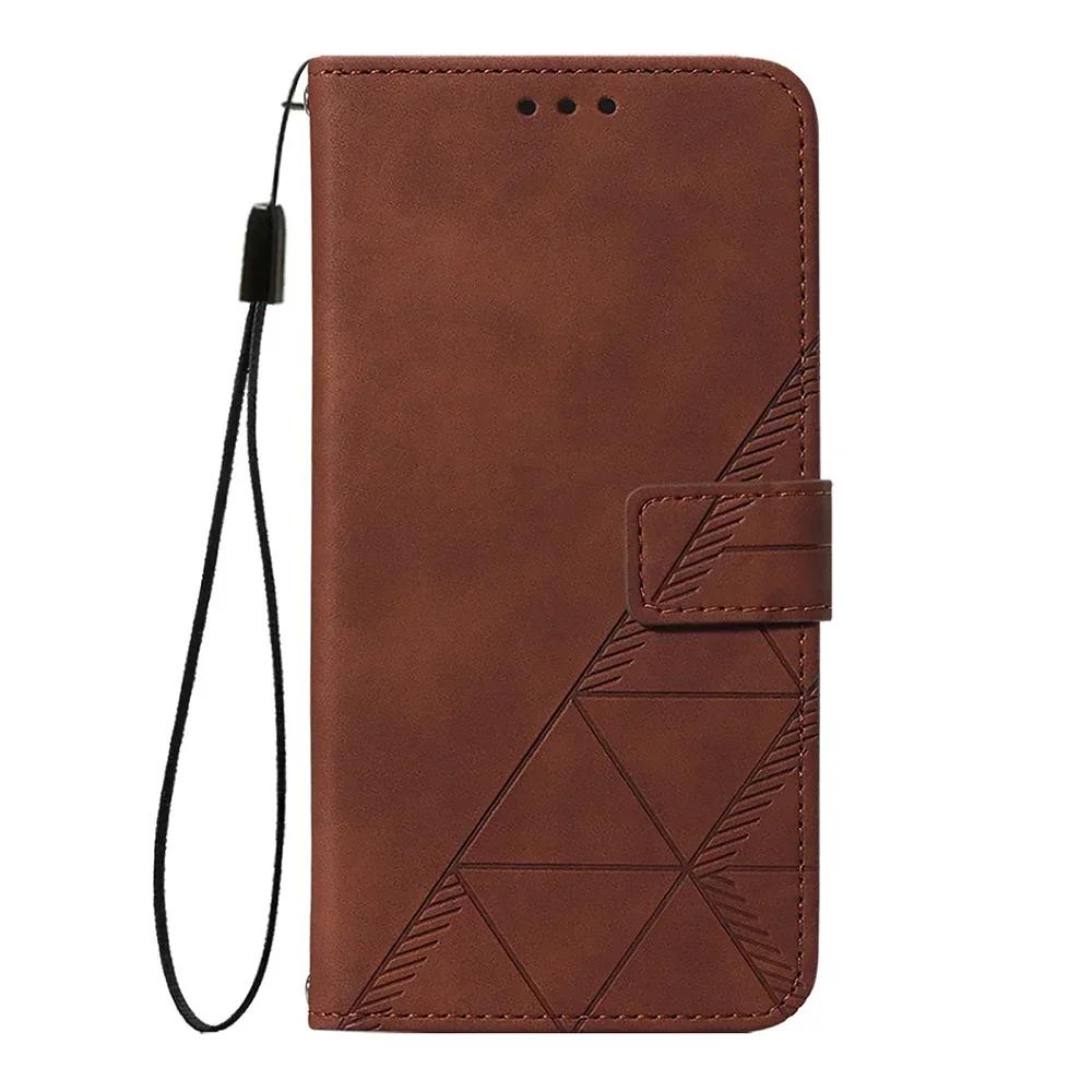 Geometric Leather Wallet Case For Nokia HMD Fusion Skyline Pulse Plus Pro X10 X20 X30 G10 G11 G20 G21 G22 G42 G310 G400 C22 C32