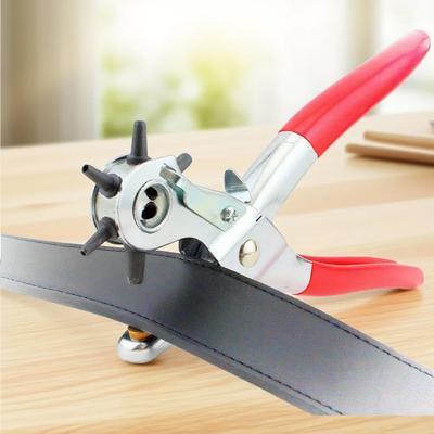 Multifunctional Carbon Steel Belt Puncher Tool Leather Hole Punch Leather Tools Ordinary Belt Hole Crafts Tool