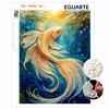 Framed Pearl Painting Kit Goldfish Koi Fish Design DIY Bead Canvas Art Ready To Display Romantic Room Decor Modern Wall Hanging Gift