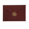 Retro Linen Texture Love Letter Set: Western Style Triangular Envelopes with Specialty Storage