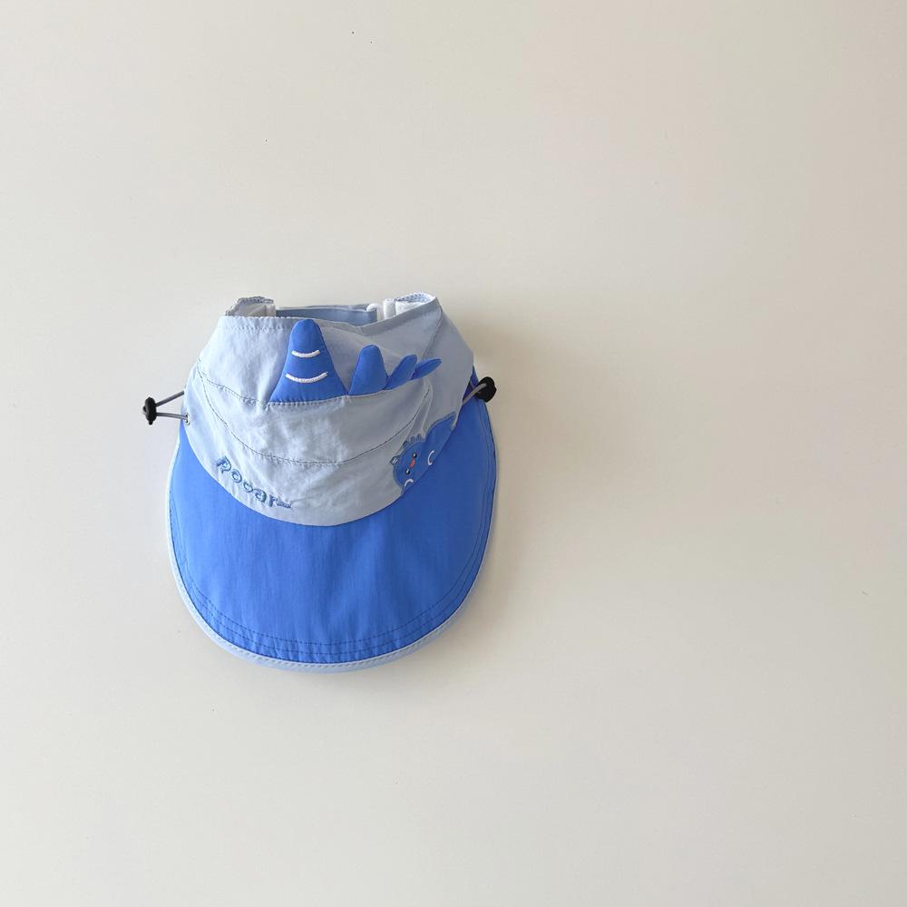 Summer Baby Hat with Large Brim Duckbill Design Quick-Drying Sunscreen Sunshade Empty Top Cap for Children