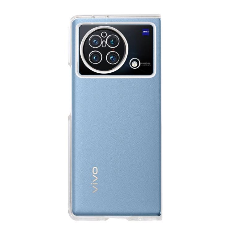 Folding Crystal Transparent Phone Case for Vivo X Fold Shockproof TPU Phone Cover
