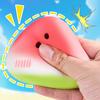 Wassermelonenscheibe Slow-Rising Knetspielzeug Weiches TPR Fidget zur Stressbewältigung Niedliches Früchte-förmiges Dekompressions-Gadget für Kinder Erwachsene