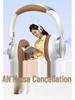 Active Noise-Canceling Over-Ear Bluetooth Headphones with Customizable ANC