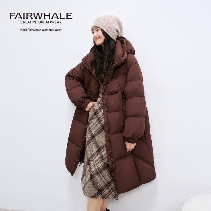 

Mark Fairwhale Women s Long Hooded Winter Down Coat S