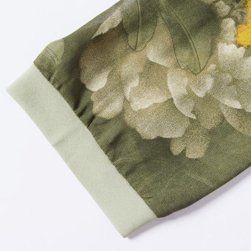 PaSiTe Summer Chinese Style Floral Chiffon Blouse