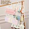 Multi-Clip Children's Clothes Hangers Baby Hangers Sock Drying Rack Closet Organizer