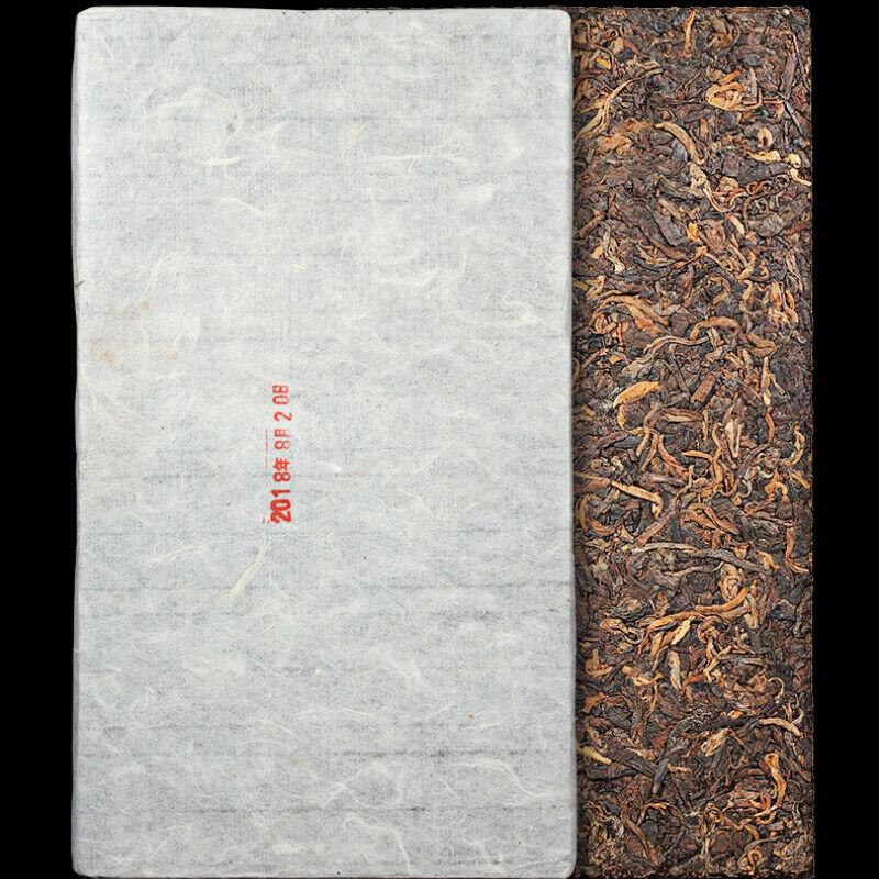 Chinese Aged Pu-Erh Tea Yunnan Cooked Pu-erh Black Tea Craft Gold Brick 1000g