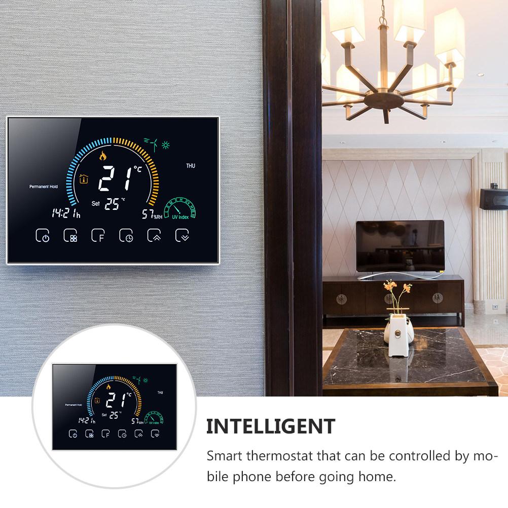 1Set Intelligent Temperature Controller Smart Thermostat with 48-Inch Backlit Display 86Mm 60Mm Box Compatible Digital Home