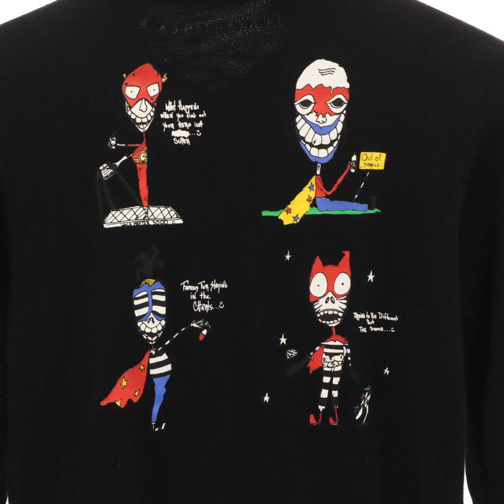 CHROME HEARTS Long Sleeve Zip Hoodie 4T Black Kid's Used