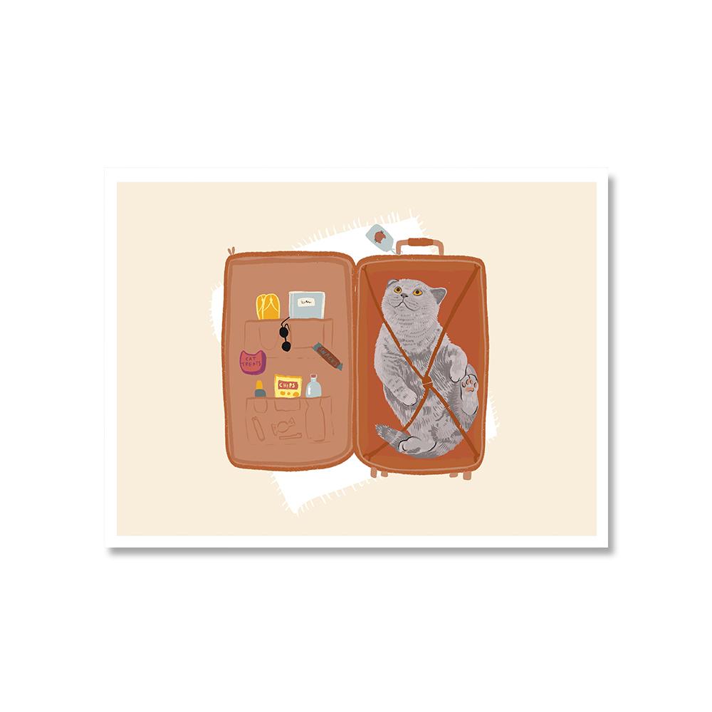 Cat Gifts Wall Art Canvas Painting Funny Cats Posters And Prints Vintage Wall Art Pictures For Living Room Kitchen Cuadros Decor No Frame