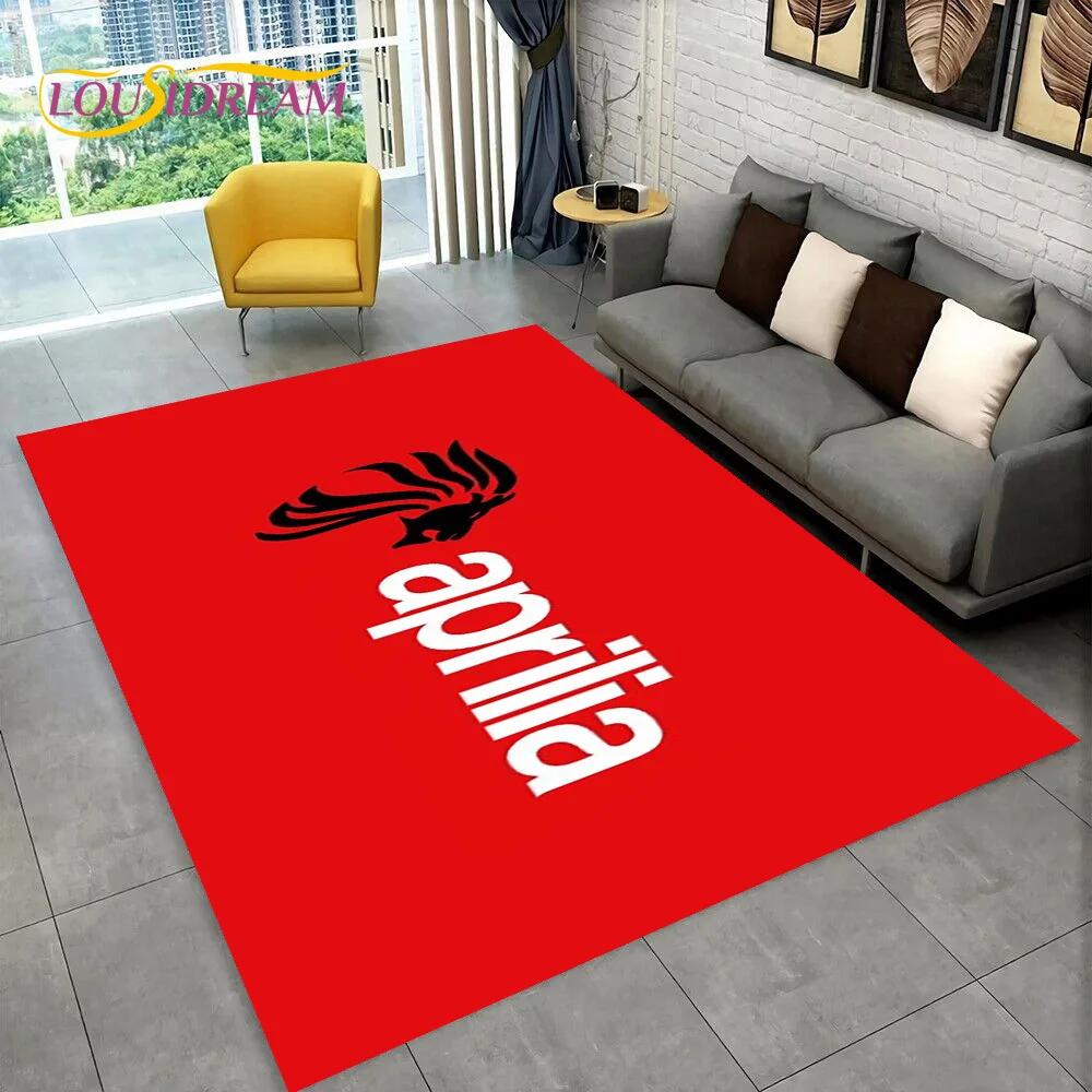 HD Aprilia Racing Motorcycle Logo Carpet Rug for Home Living Room Bedroom Sofa Doormat  Decor,kid Area Rug Non-slip Floor Mat 3D