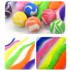 Colorful BouncingBall with Tail for Cat Engaging Cat Teaser BouncyBall Hunting Toy Indoor Toy Ball Cat Exercise Toy