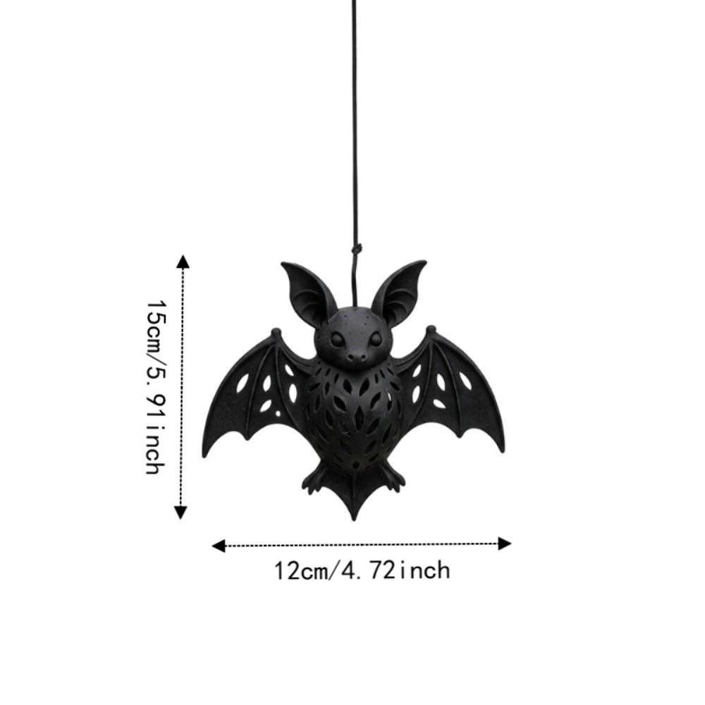 2PCS Openwork Gothic Style Halloween Bat Light Glowing Halloween Bat Lampshade  Ghost Festival