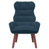 Armchair Blue 69 X 74 X 93 Cm Velvet