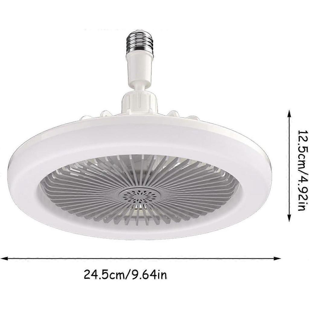 Silent Ceiling Fan With Light, Mini Reversible Fan, Home Cooling And Air Circulation, Whisper Quiet Operation