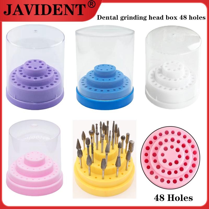 Dental 48-hole Grinding Head Turning Needle Box Turning Needle Root Canal File Rack High and Low Speed Grinding Head Placing Box