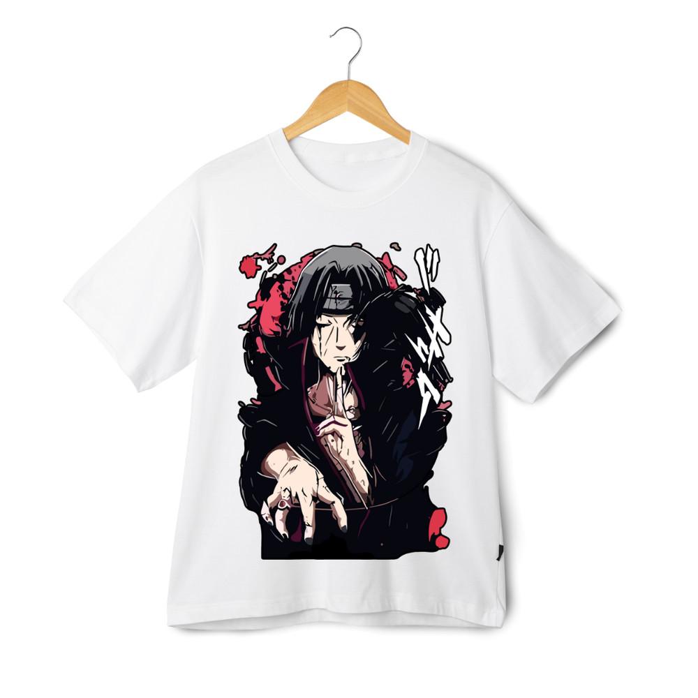 

Наруто Итачи Учиха Кастомная Графическая Футболка – Унисекс Футболка Гендзюцу Жест Руки L