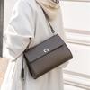 Herbst und Winter Neue Schloss Kleine Quadratische Tasche Klassische Leder Schulter Unterarmtasche Große Kapazität Tragetasche Damen Tasche